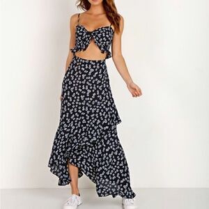 Flynn Skye Michelle Maxi Dress Daisy Duke size XS